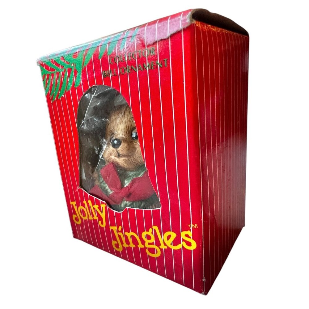 Jolly Jingles by BOA Vintage Bell Teddy Bear Porcelain in Original Box 1… - Picture 13 of 14
